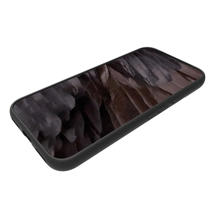 10 pièces / pack pour étui Google Pixel 8a - Couverture de protection en TPU souple anti-traces de doigts - Noir