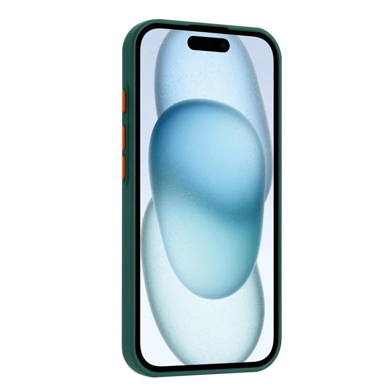 Per Iphone 16 Copertina Telefonica TPU Flessibile Con Slot Per Schede Posteriori - Midnight Green