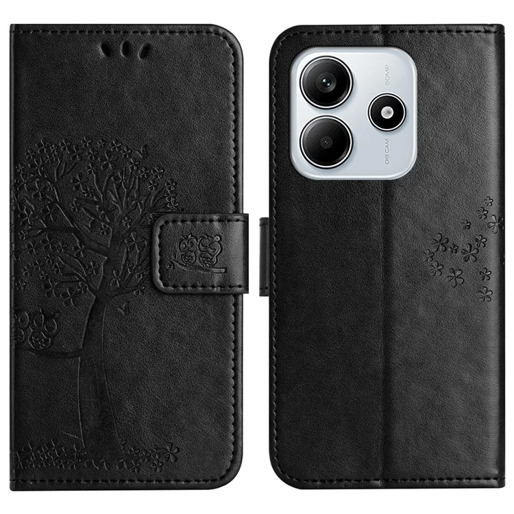 Для Xiaomi Redmi Примечание 14 5G Case PU - Черный