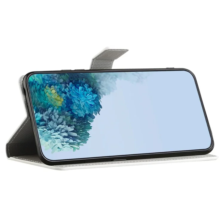 Для Xiaomi Redmi Примечание 14 5G Case Pattern Print pu - Кошачьи Уши