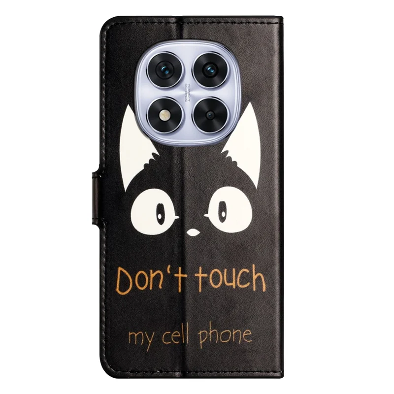 For Xiaomi Redmi Note 14 Pro+ 5G / Note 14 Pro 5G / Poco X7 5G Case Pattern Print PU Leather Wallet Phone Cover - Cat Ears