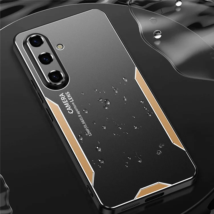 Pour Samsung Galaxy S24 FE Téléphone fe Aluminium Alloy + Tpu + pc Back Cover - Bleu