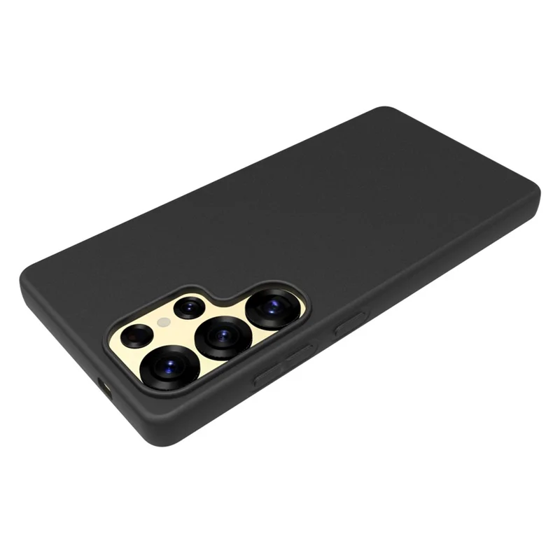 10Pcs / Pack For Samsung Galaxy S25 Ultra Case Anti-Fingerprint Soft TPU Protective Cover - Black