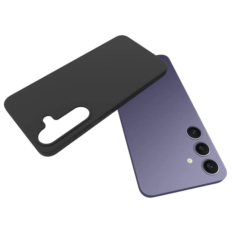 10pcs / Pack Für Samsung Galaxy S25+ Fall Anti-fingerabdruck Soft Tpu-schutzabdeckung - Schwarz