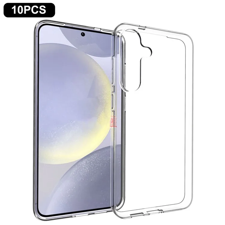 10pcs / Pack Für Samsung Galaxy S25+ Clear Case Watermark-freie Tpu-schutzabdeckung