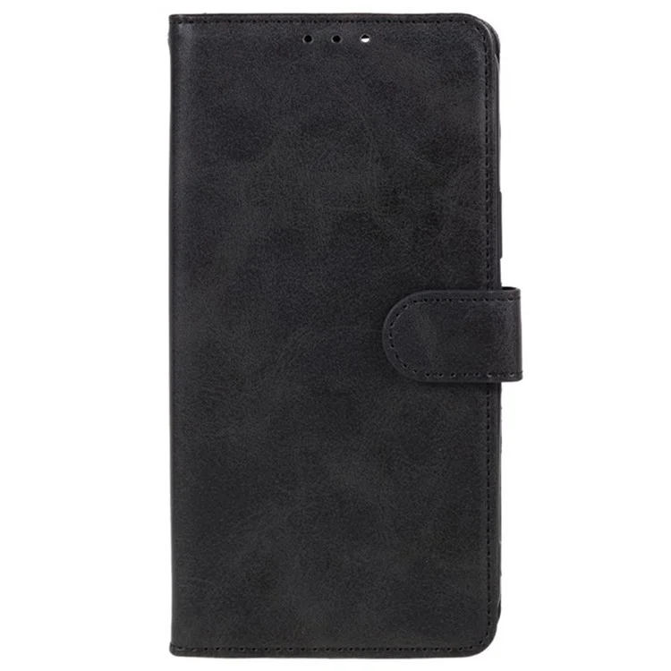 Pour Samsung Galaxy S25 Case PU le Cuir Portefeuille de Protection de la Couverture de Téléphone - Noir