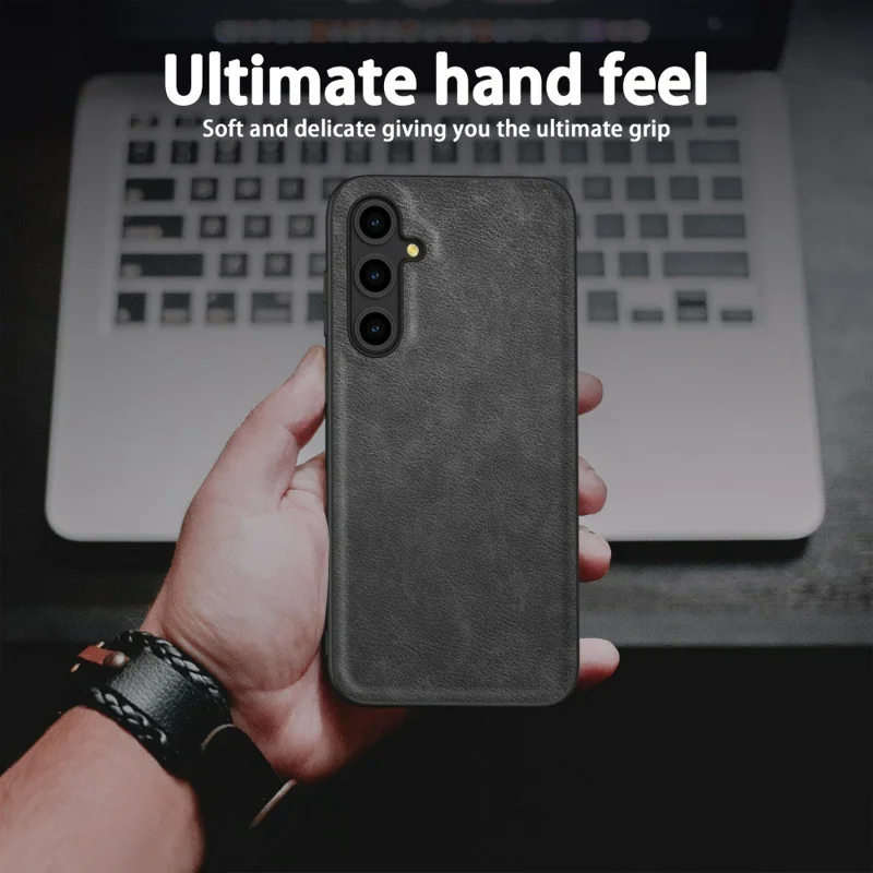 Para Samsung Galaxy S25+ Case Retro Retro Cooled Pc+ Tpu Telephip Cover - Negro