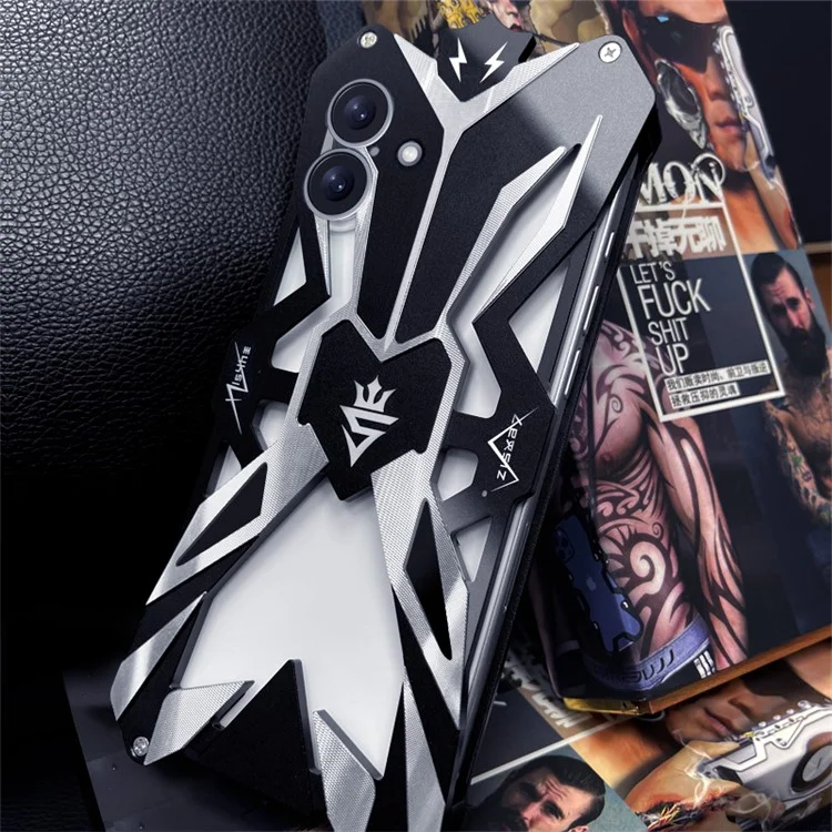 Pour Iphone 16 Plus Couverture de Téléphone en Alliage en Aluminium à L'épreuve Des Chocs