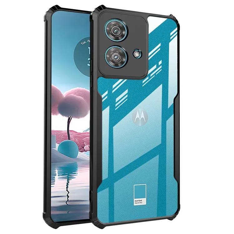 Bulk Buy For Motorola Edge 40 Neo 5G Case Reinforced Corners TPU+Acrylic Clear Phone Cover