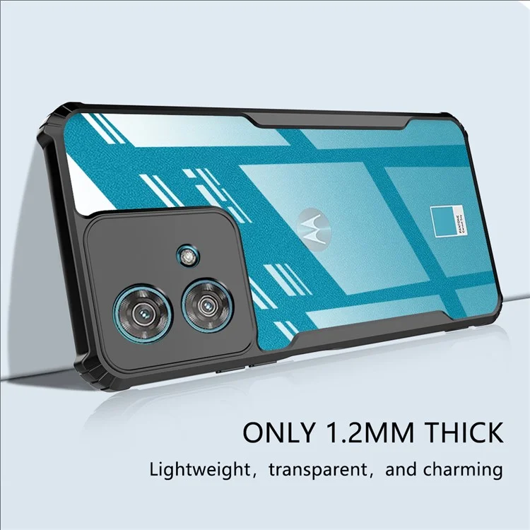 Bulk Buy For Motorola Edge 40 Neo 5G Case Reinforced Corners TPU+Acrylic Clear Phone Cover
