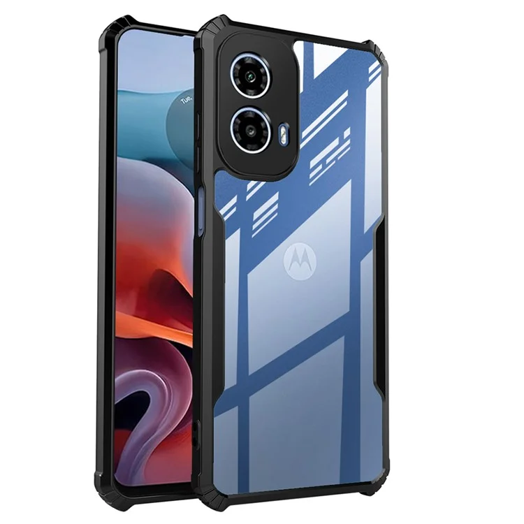 Großeinkauf für Motorola Moto G24 4G / G24 Power Case verstärkte Ecken TPU+Acryl Klare Handyhülle