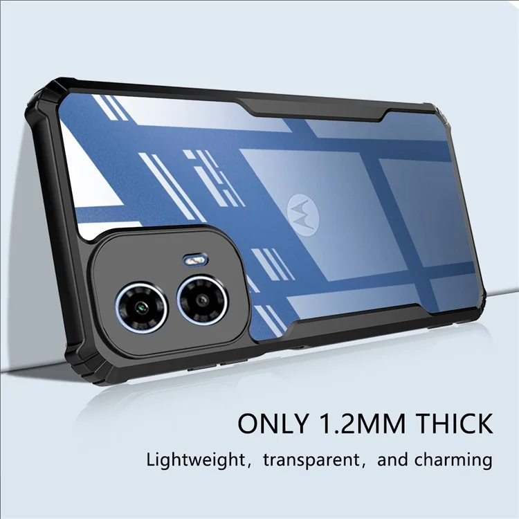 Großeinkauf für Motorola Moto G24 4G / G24 Power Case verstärkte Ecken TPU+Acryl Klare Handyhülle