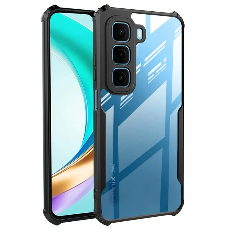 Achat en Vrac Pour Infinix Hot 50 4G Étui Renforcé aux Coins Coque de Téléphone TPU+Acrylique Transparente