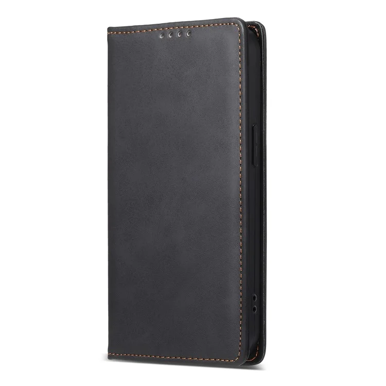 DF-05 Чехол-бумажник для Xiaomi Poco C75 4G / Redmi 14R 5G / 14C 4G с блокировкой RFID, из искусственной кожи - черный