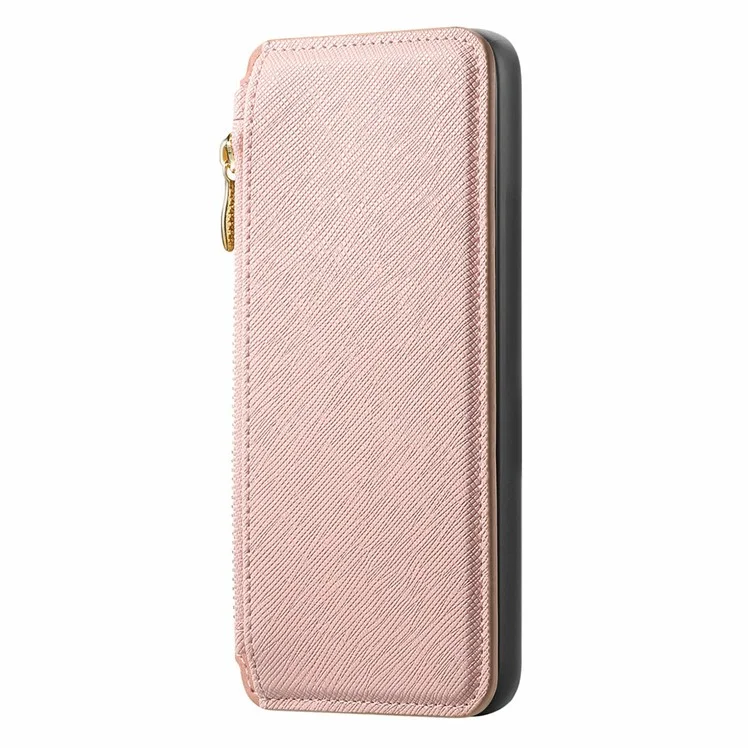 Caseneo Para Huawei Pura 70 Ultra Caso Cruzamento Couro Couro Destacável Tampa de Telefone Magnético - Rosa