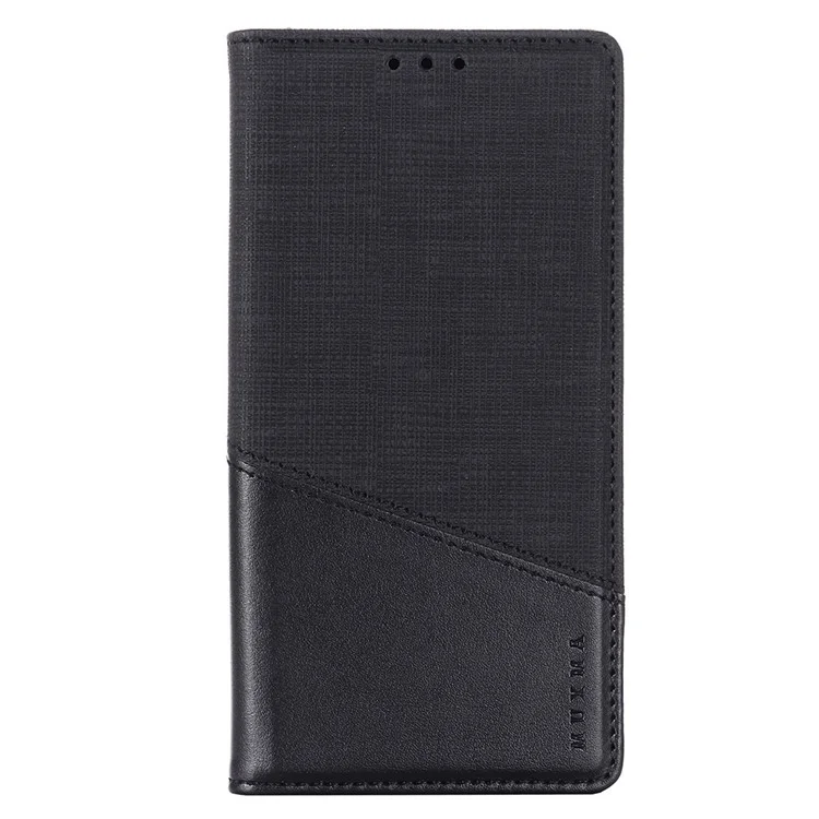 MUXMA MX109 Wallet Stand Case For Iphone 14 Plus, Magnetic Auto-absorbed PU Leather Phone Cover With RFID Blocking Function - le Noir