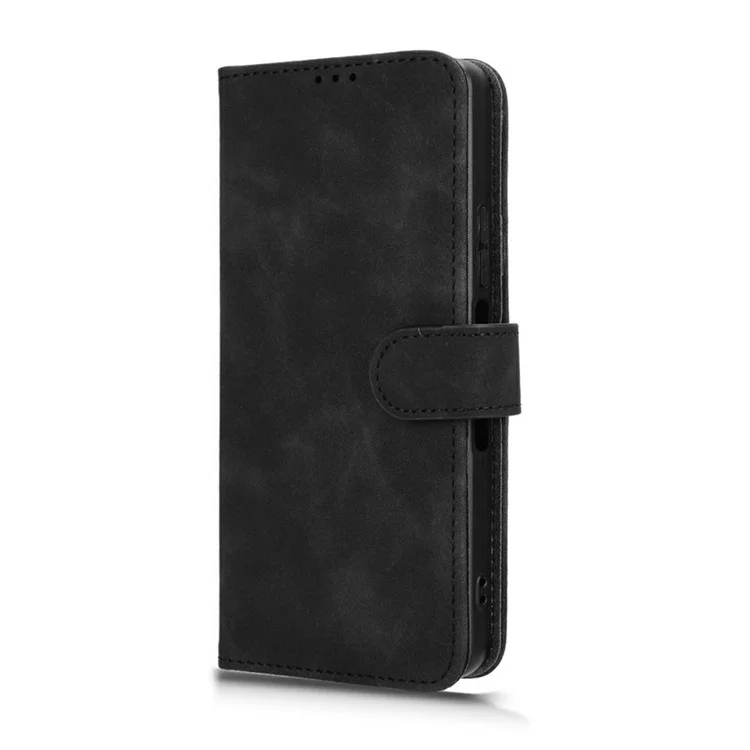 Para TCL 50 Nxtpaper 5G Funda de Piel Sensación de Piel Anti-Caída Billetera Flip Funda de Teléfono - Negro