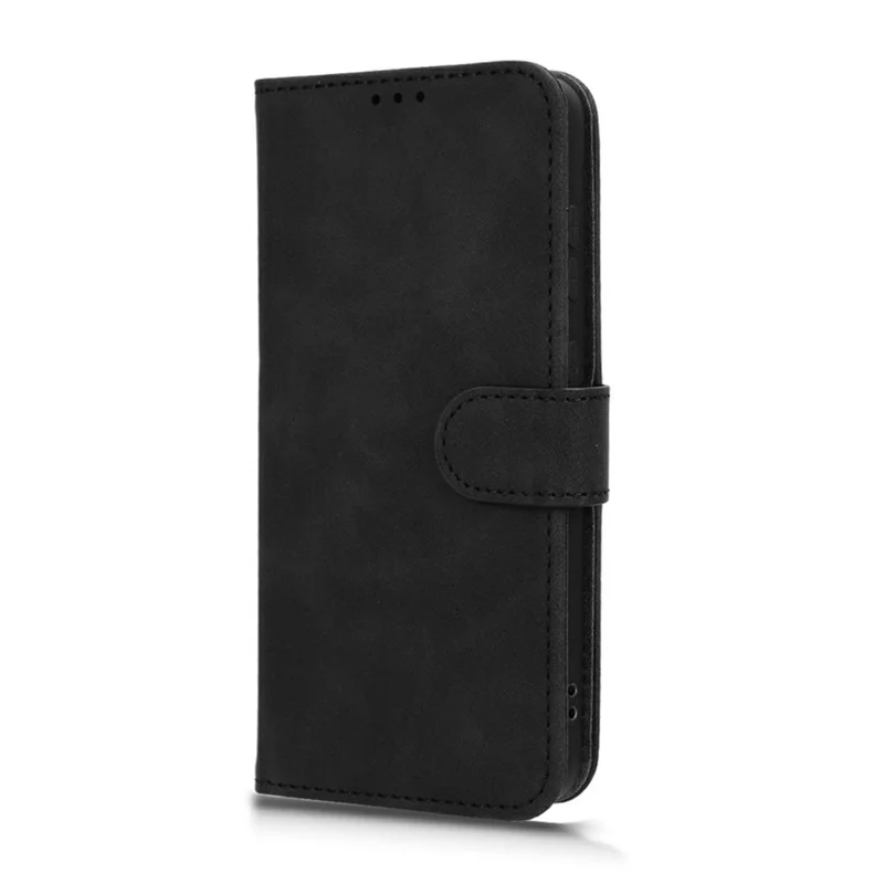 Para Samsung Galaxy S24 fe Case de Cuero Feel Anti-Drop Willet Flip Cover de Teléfono - Negro