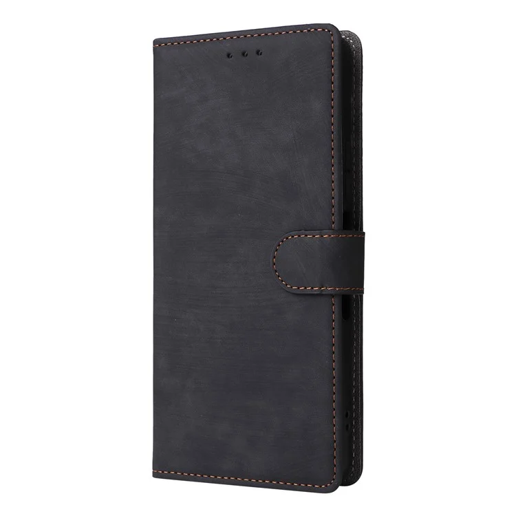 Pour TCL 50 Pro Nxtpaper 5G / 50 Nxtpaper 5G Wallet Case RFID Blocking PU Leather Cover Stand View - Noir