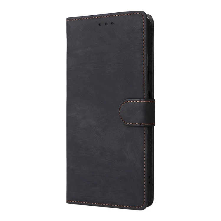 Für Infinix Hot 50 5G X6720 Wallet Case RFID Blockierende PU -leder -abdeckung View - Schwarz