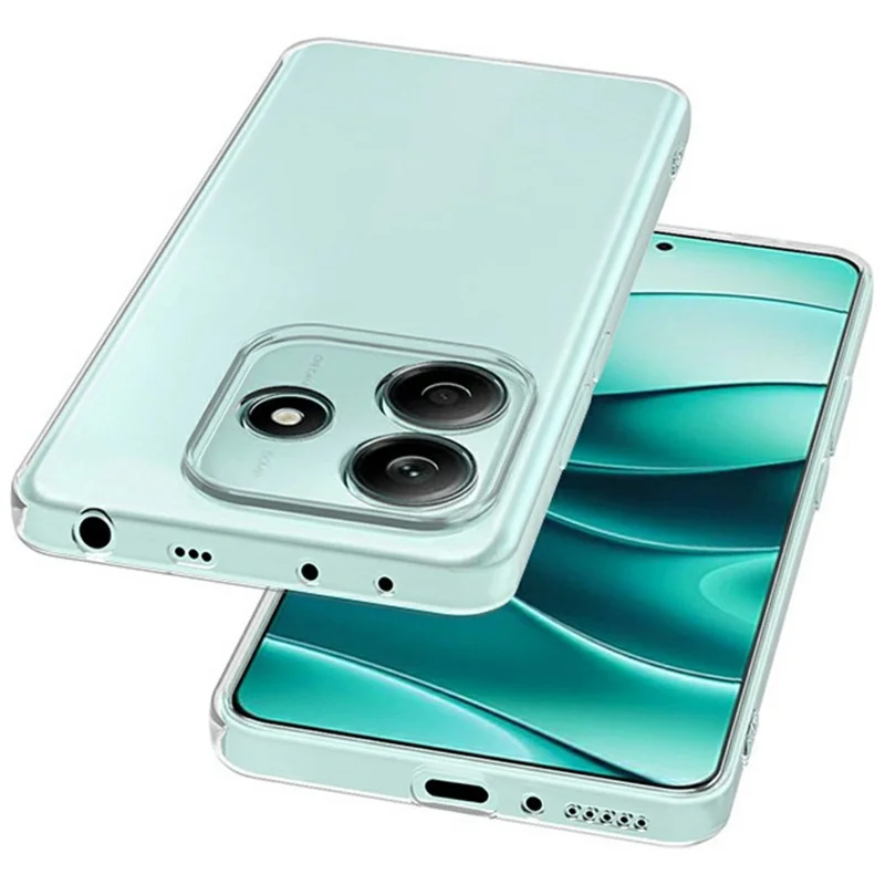 For Xiaomi Redmi Note 14 5G Case Ultra-Thin Flexible TPU Clear Phone Cover