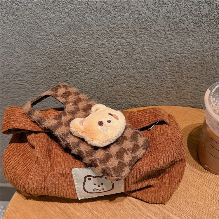 For iPhone 16 Pro Case Cute Furry Warm Plush Hard PC Winter Phone Cover - Awaken Lion