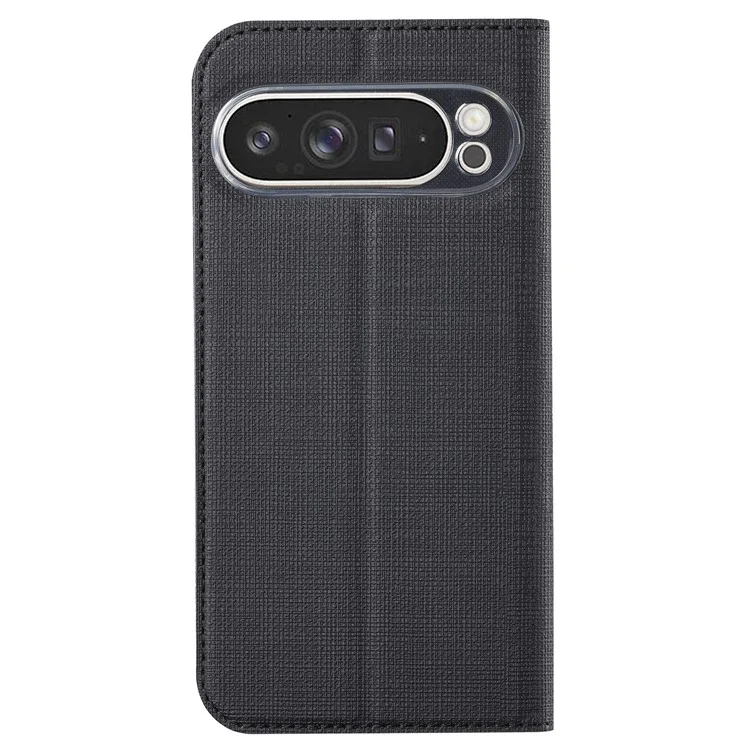 VILI DMX Series For Google Pixel 9 Pro XL Case Card Slot PU Leather Stand Phone Cover - Negro