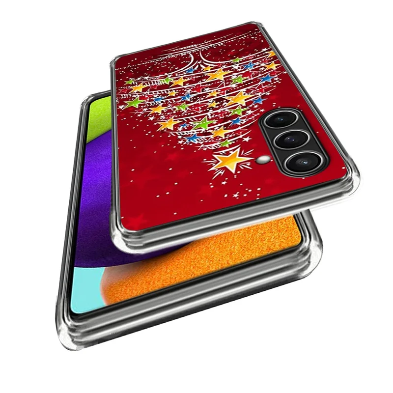 For Samsung Galaxy S25+ Case Christmas Pattern Printing Soft TPU Phone Cover - Style F