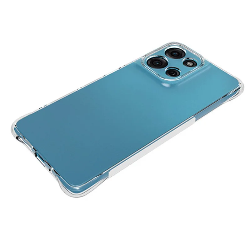 Para Motorola Moto G75 5G Capa de Telefone TPU Antiderrapante Transparente Capa de Telefone Móvel