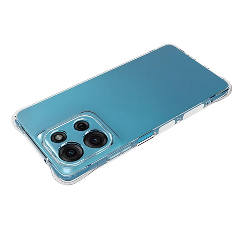 Para Motorola Moto G75 5G Capa de Telefone TPU Antiderrapante Transparente Capa de Telefone Móvel