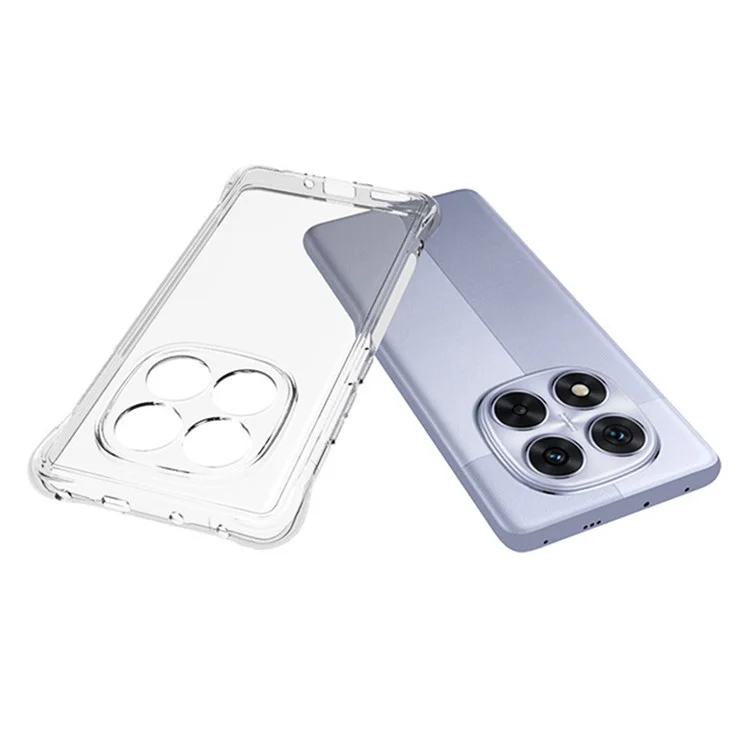 Ссыпная Покупка Для Xiaomi Redmi Примечание 14 Pro 5g Clear Chore Case Case не Скольжение Shockper Tpu Back Cover