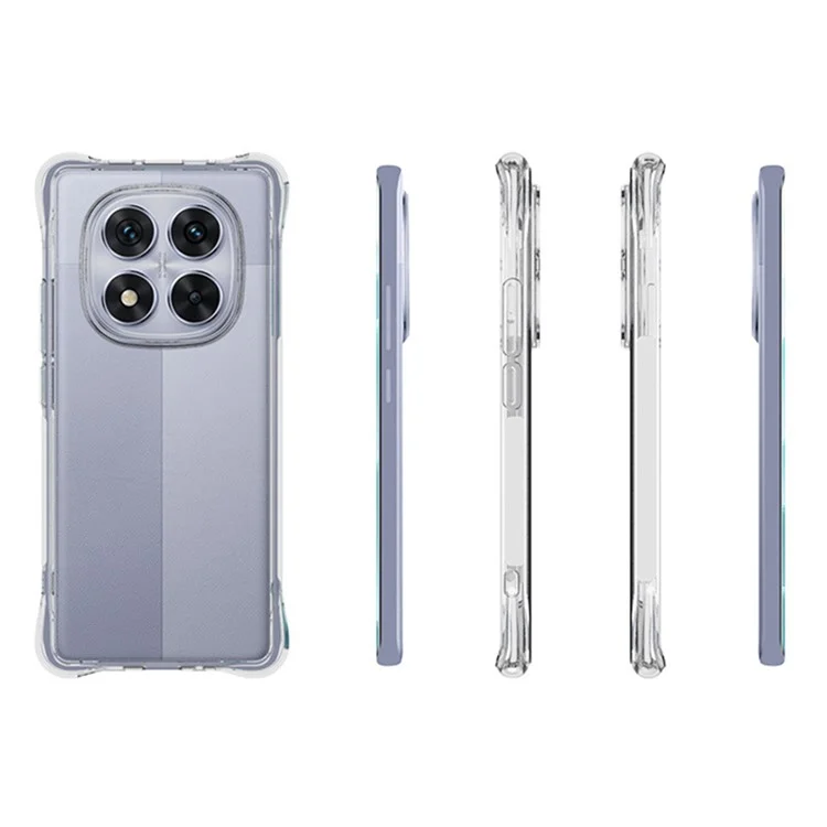 Ссыпная Покупка Для Xiaomi Redmi Примечание 14 Pro 5g Clear Chore Case Case не Скольжение Shockper Tpu Back Cover