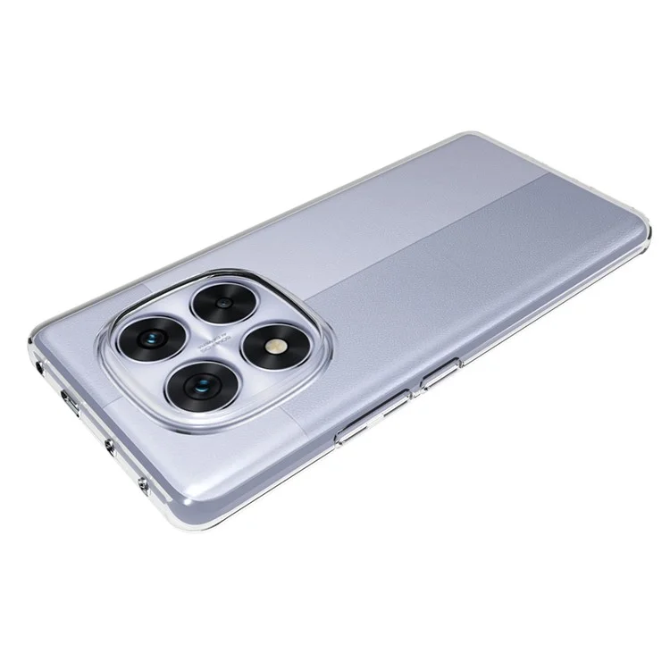 Pour Xiaomi Redmi Note 14 Pro 5G Étui Transparent Résistant à l'eau Marque TPU Boîtier Arrière