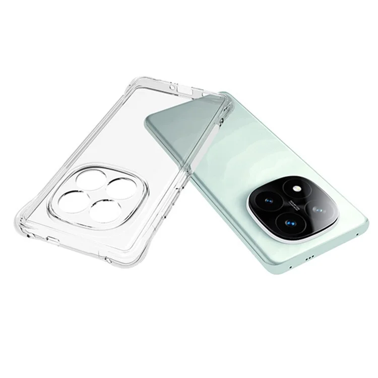 Ссыпная Покупка Для Xiaomi Redmi Примечание 14 Pro+ 5G Clear Chore Case Case не Скольжение Shockper Tpu Back Cover