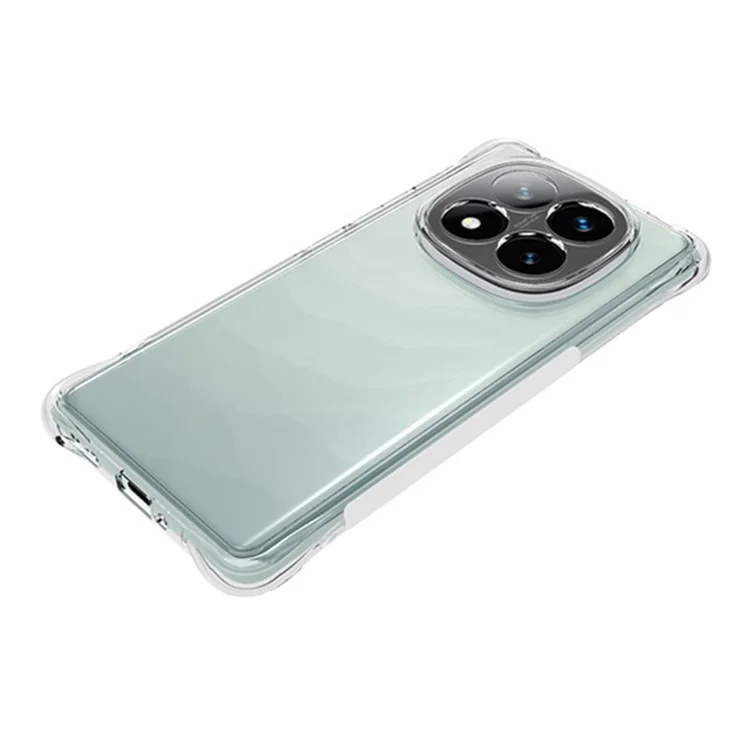 Per Xiaomi Redmi Note 14 Pro+ 5G Custodia per Telefono in TPU Non-Slip Trasparente Cover per Telefono Cellulare
