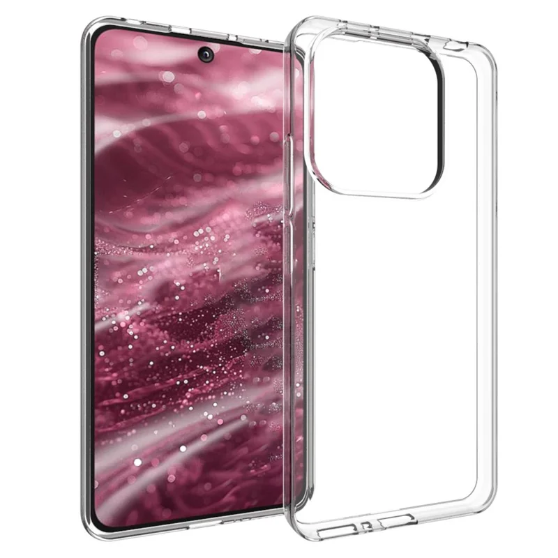 Bulk Kaufen Für Xiaomi Redmi Hinweis 14 5G Clear Phone Case Wasserzeichen-resistente Tpu-rückzugabdeckung