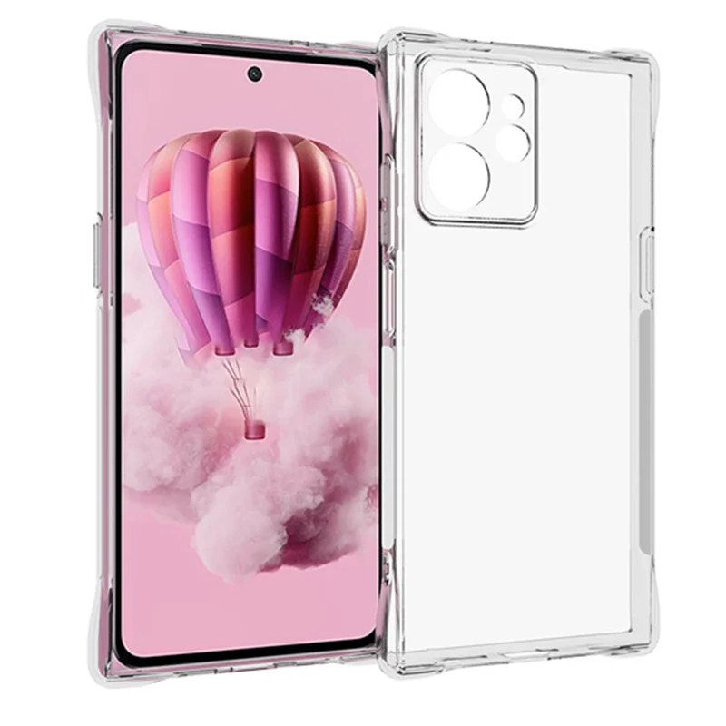 Köp i stort för HMD Skyline genomskinlig mobilskal, skridsäker stötsäker TPU bakplatta