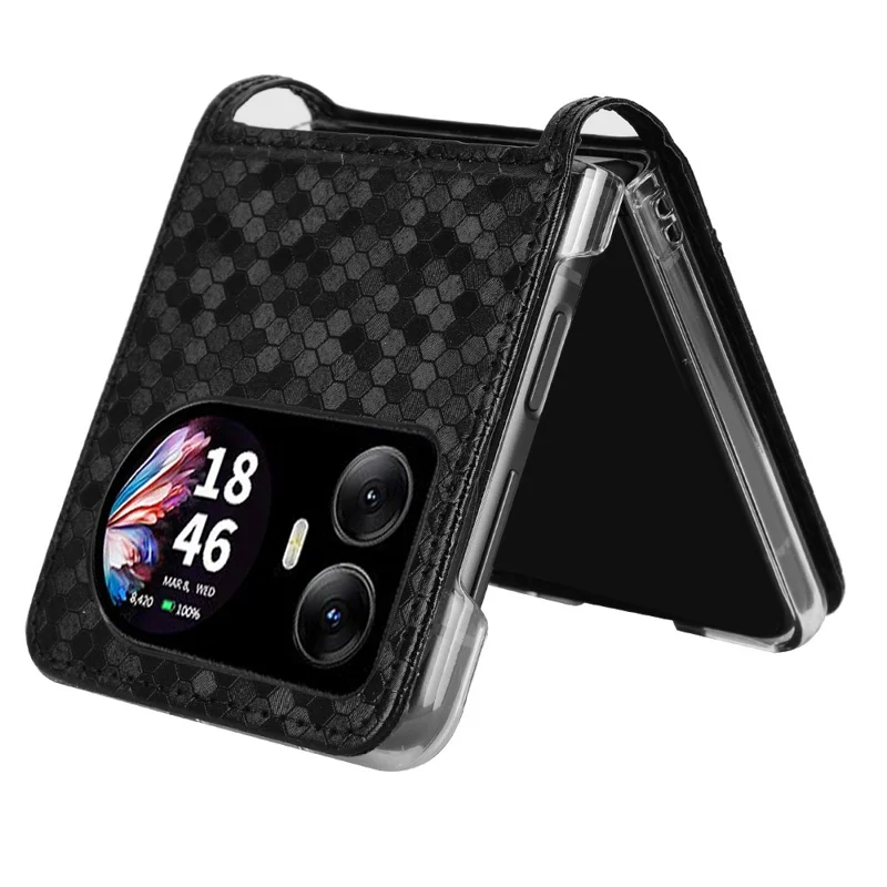 Pour Blackview Hero 10 4G Portefeuille Dot Modèle Impreinte pu Leather Téléphone Cover - Noir