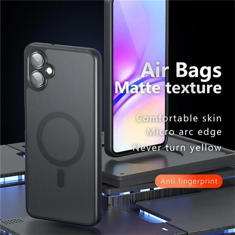 Funda para Samsung Galaxy A06 compatible con MagSafe, cubierta de teléfono mate TPU+PC