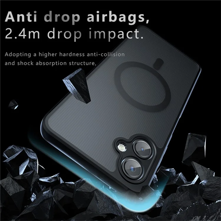 Funda para Samsung Galaxy A06 compatible con MagSafe, cubierta de teléfono mate TPU+PC