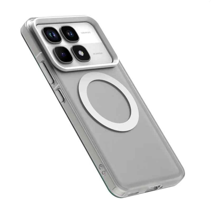 Serie de caramelos para Xiaomi 14T / 14T Pro Funda compatible con MagSafe PC+TPU+PET Cubierta de teléfono antiabrasión - Blanco