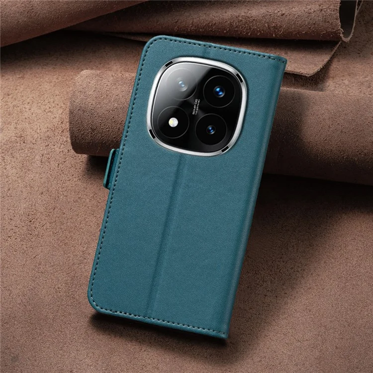 Binfen Color BF31 Para Xiaomi Redmi Nota 14 Pro+ 5g / Nota 14 Pro 5G Case PU Couro Folio Folio Phone Cobert - Verde