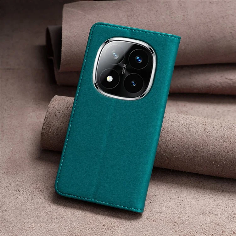 Binfen Color BF18 Per Xiaomi Redmi Nota 14 Pro+ 5G / Nota 14 Pro 5G Case di Schede Carma Coperchio Telefonico - Verde