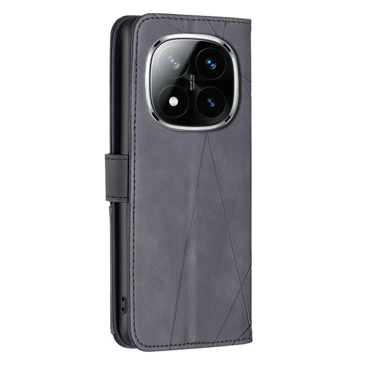Binfen Color BF05 Для Xiaomi Redmi Note 14 Pro+ 5g / Примечание 14 Pro 5G Case Caile Cople Cover Stand - Черный