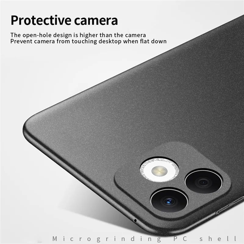 MOFI Shield Matte Série Pour Honor X60i 5G Case Téléphone PC Couverture Slim - Noir