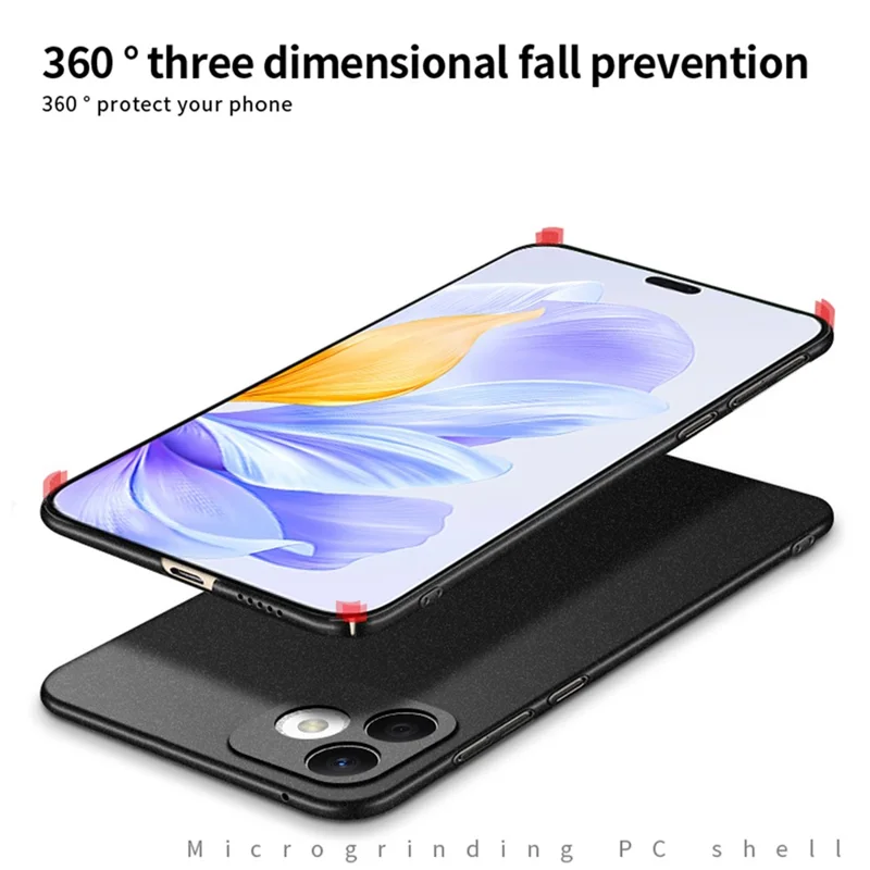 MOFI Shield Matte Série Pour Honor X60i 5G Case Téléphone PC Couverture Slim - Noir