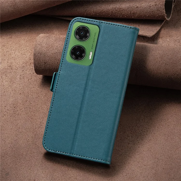 Binfen Color BF31 Для Motorola Moto G35 5G Case Cute Leather Flip Folio Phone Cover Cover - Зеленый