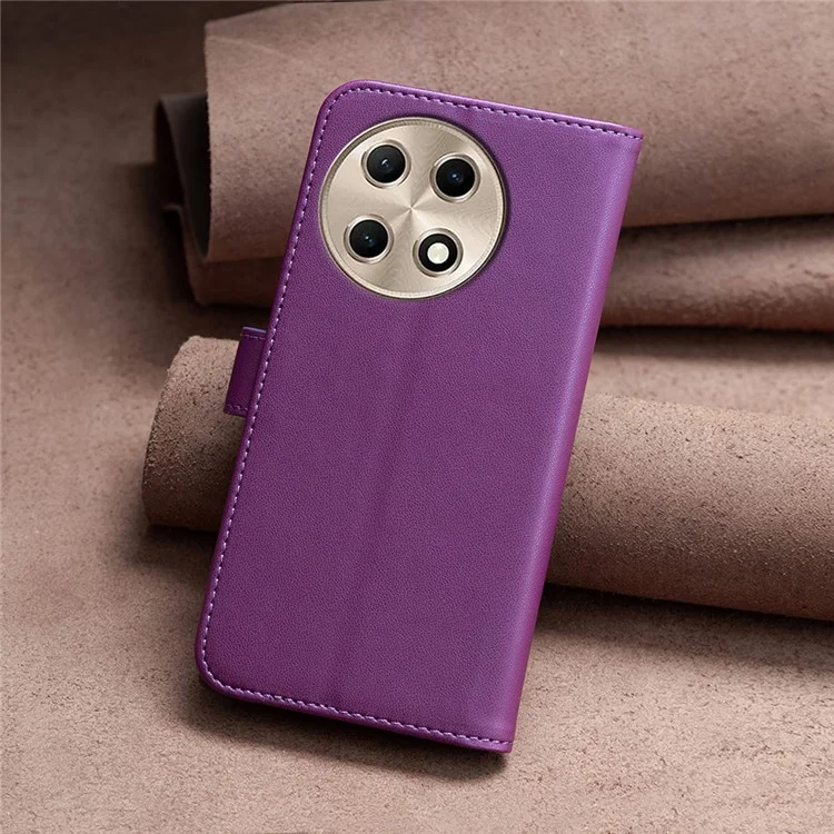 Binfen Color BF17 Для Tecno Camon 30S 4G Case Wallet Flio Flip Cover Cover - Темно -фиолетовый