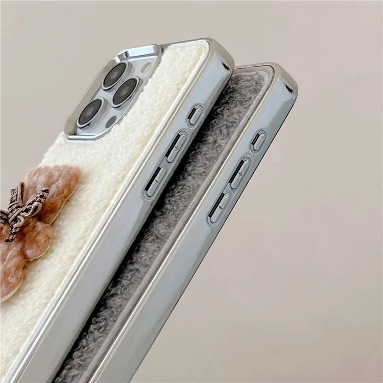 Для Iphone 15 Pro Max Case Cues Mite 3D Медвежье Ветка - Серый