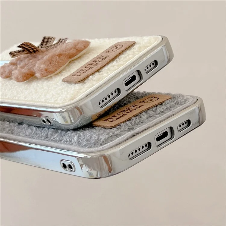 Для Iphone 15 Pro Max Case Cues Mite 3D Медвежье Ветка - Серый